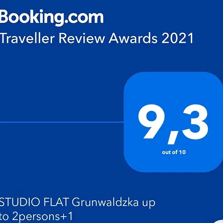 Flat Grunwaldzka Up To 2persons+1 Lägenhet